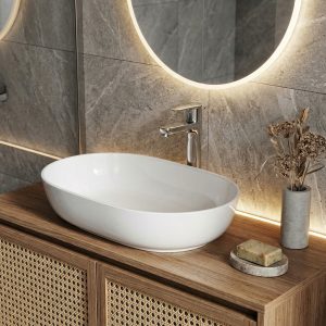 BAG2L visoka armatura za umivalnik krom