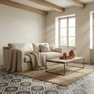 NEO Gatsby Floral Noir Blanc