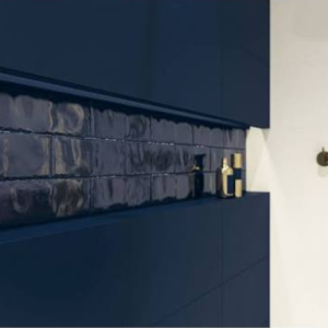 PORCELANO BLUE Sciana Ondulato 9,8x29,8