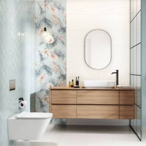 FIORI Blue Sciana Ondulato 9,8x29,8