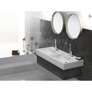 Dvojni umivalnik CeraStyle PINTO 120 × 47